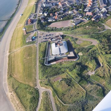 Fort Kijkduin Huisduinen luchtfoto